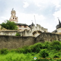 View of Marksburg Castle from the car park